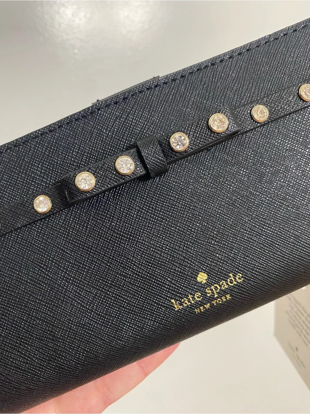 NWT! Kate Spade Laurel Way Bejeweled Stacy Wallet